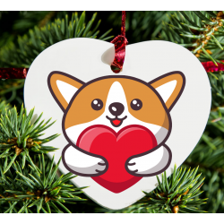Christmas Decoration - Acrylic Shape - dog 2