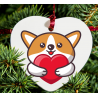 Christmas Decoration - Acrylic Shape - dog 2