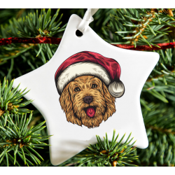 Christmas Decoration - Acrylic Shape - dog 11