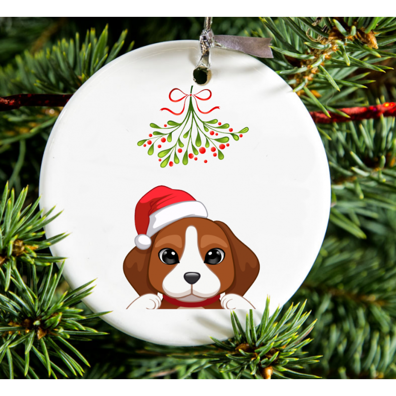 Christmas Decoration - Acrylic Shape - dog 14