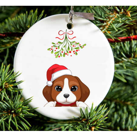 Christmas Decoration - Acrylic Shape - dog 14