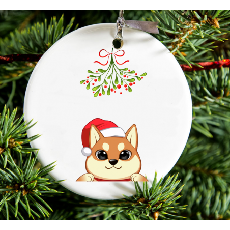 Christmas Decoration - Acrylic Shape - dog 15