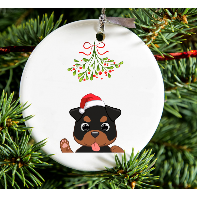 Christmas Decoration - Acrylic Shape - dog 17