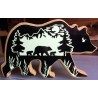 Freestanding Brown Bear