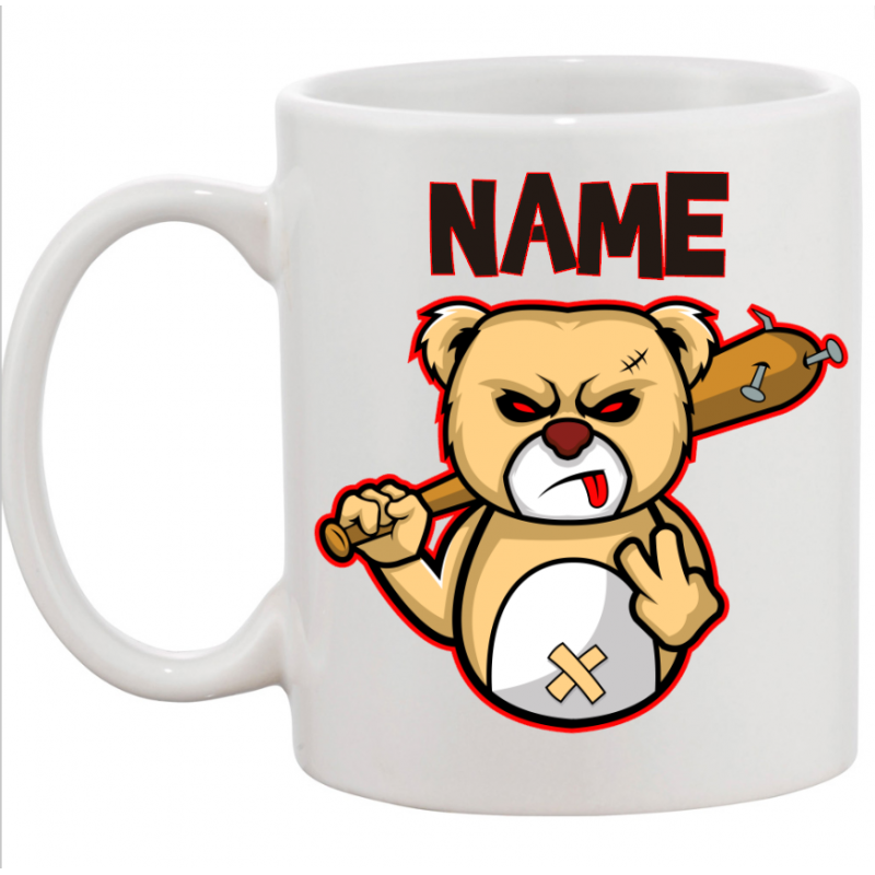 Ceramic Coffee Mug - 10oz (0.5 pint)   Bad Bear 