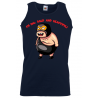 Black Athletic Vest -  big Bold 