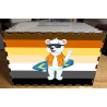 Wooden MoneyBox - Surf Bear 