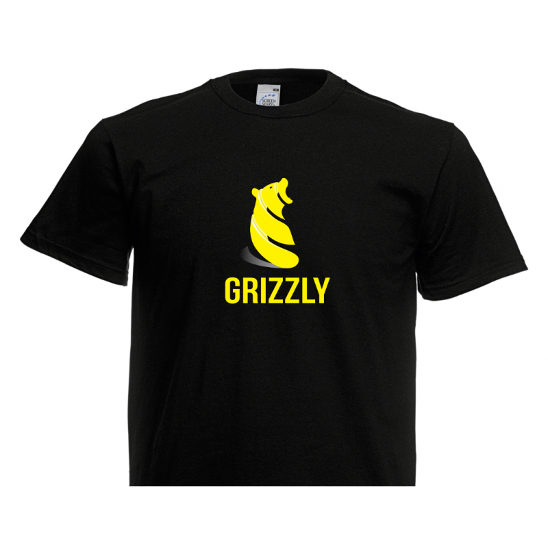 T- Shirt - Grizzly Bear - Yellow