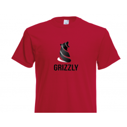 T- Shirt - Grizzly Bear - Black
