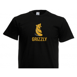 T- Shirt - Grizzly Bear - Gold
