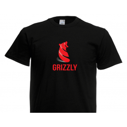 T- Shirt - Grizzly Bear - Red