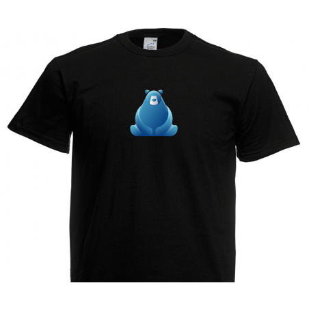 T- Shirt - Chubby Bear - Blue