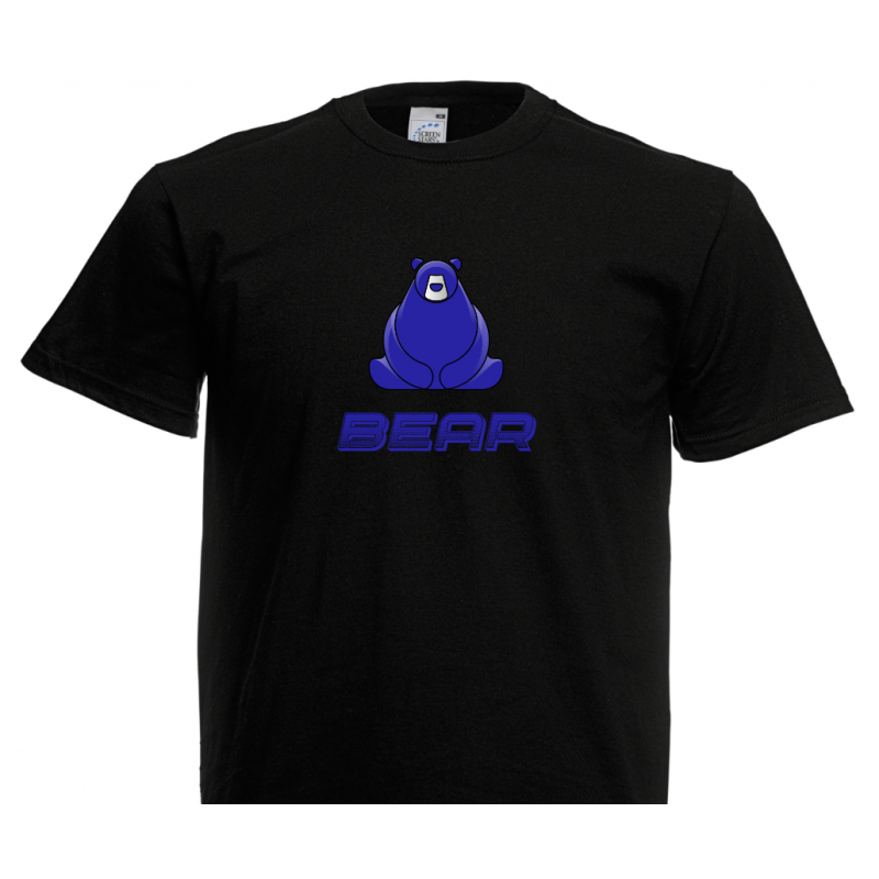 T- Shirt - Chubby Bear - word - Navy Blue T- Shirt - Chubby Bear - word - Navy Blue