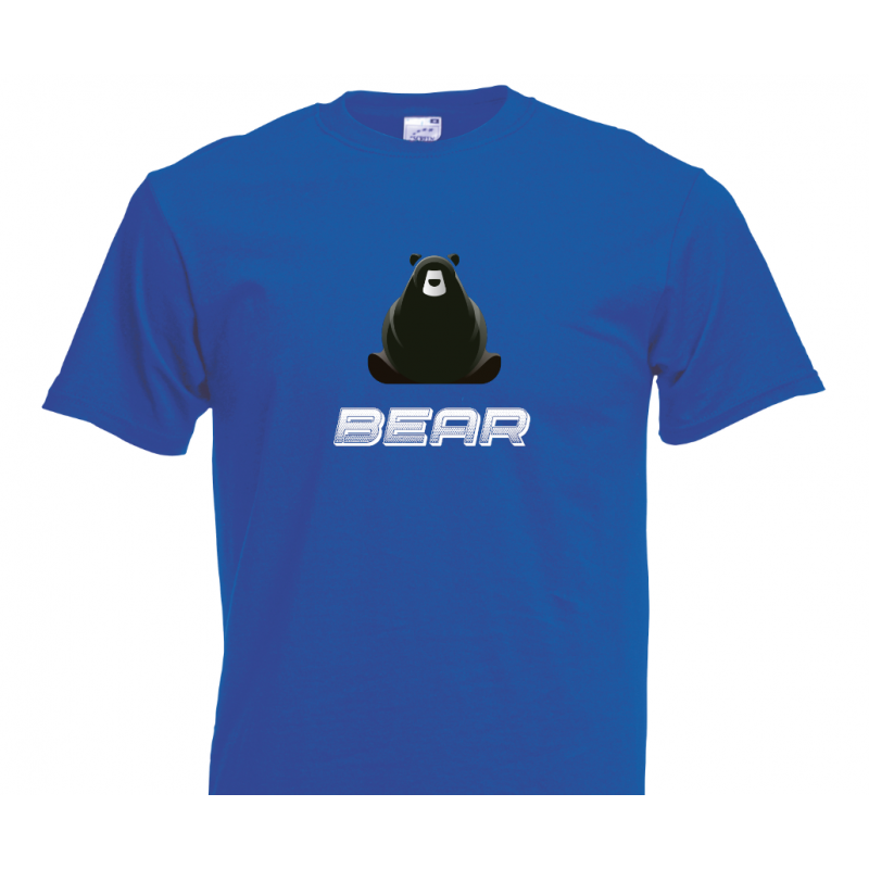 T- Shirt - Chubby Bear - word - Black T- Shirt - Chubby Bear - word - Black