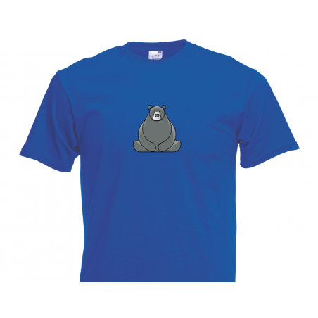 T- Shirt - Chubby Bear Grey