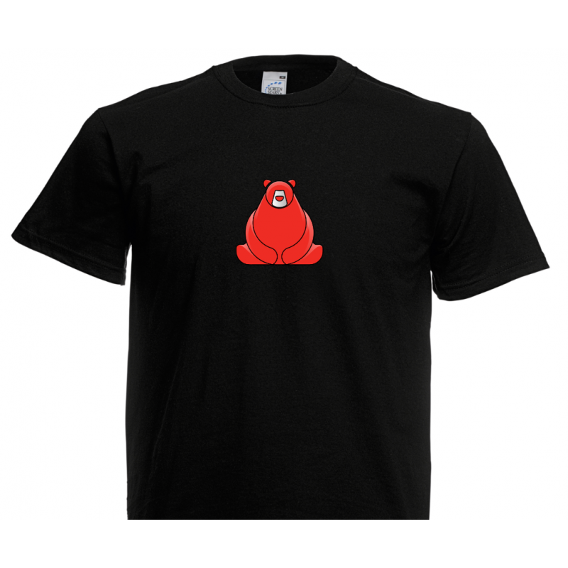 T- Shirt - Chubby Bear  Red