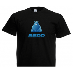 T- Shirt - Chubby Bear - word - Blue