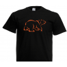 T- Shirt - Chubby Bear - word -  Pink