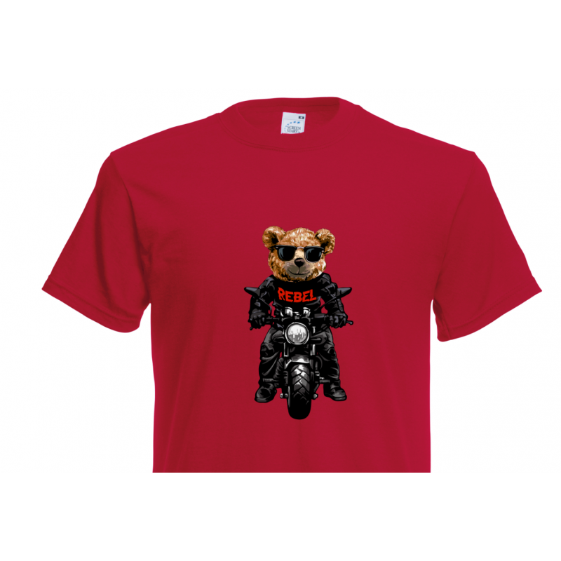 T- Shirt - Biker Bear 3 T- Shirt - Biker Bear 3