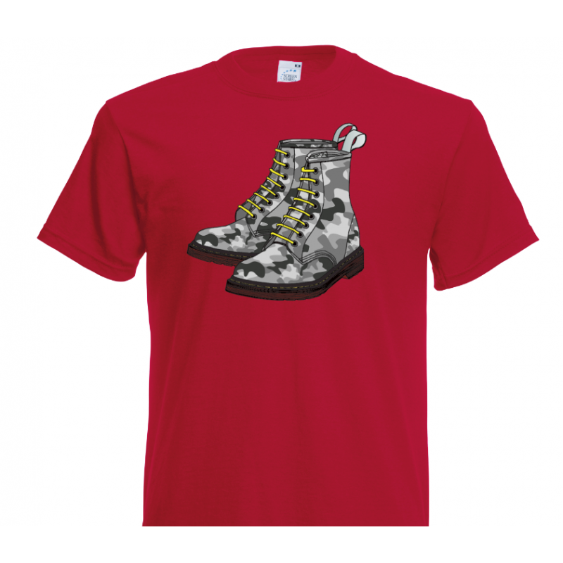 Adult General T-Shirt -boot - DM(11) Adult General T-Shirt -boot - DM(11)