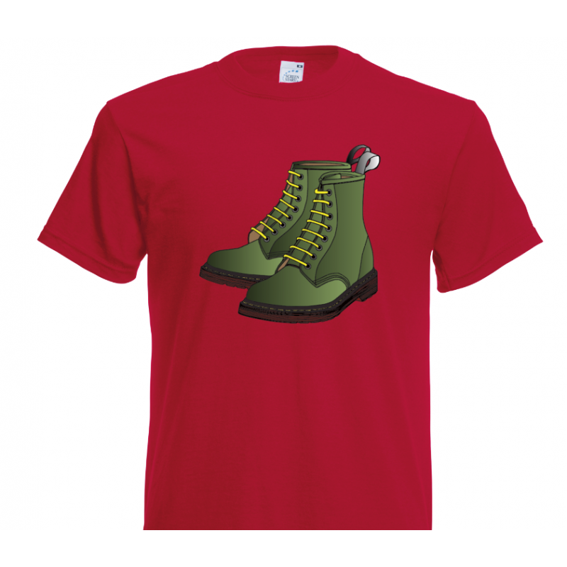 Adult General T-Shirt -boot - DM(10) Adult General T-Shirt -boot - DM(10)