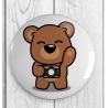 25mm Round Metal Badge - 