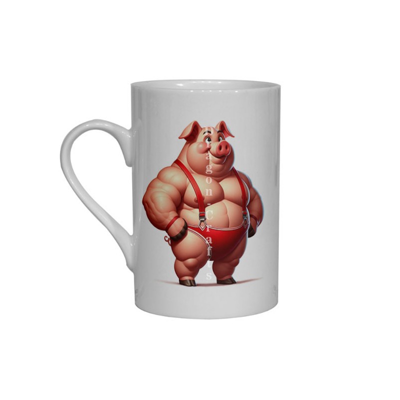 Bone China Mug  - Pig (3)