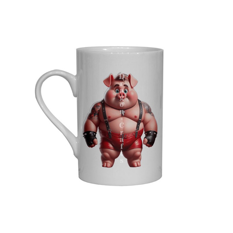 Bone China Mug  - Pig (7)