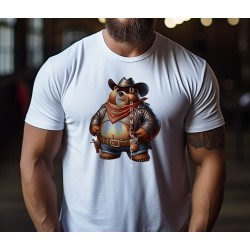 Big and Tall T-Shirt - Cowboy 1