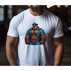 Big and Tall T-Shirt - Leather 76