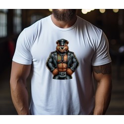 Big and Tall T-Shirt - Leather 77