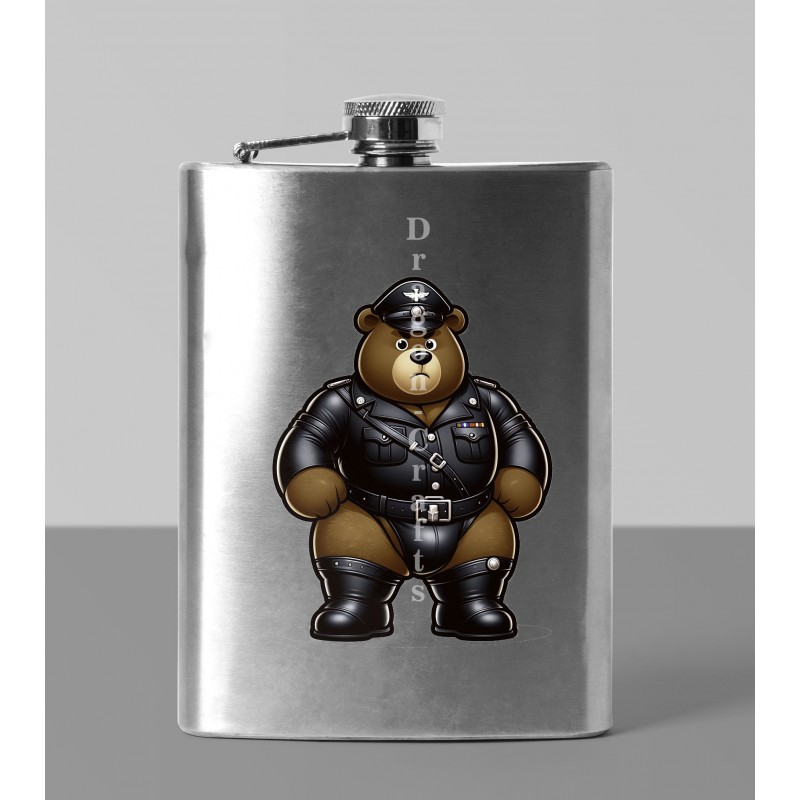 8oz Hip Flask - Army (3)