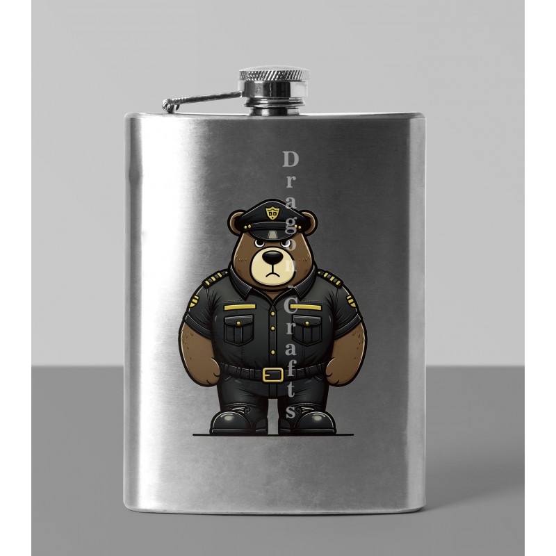 8oz Hip Flask - Cop (1)