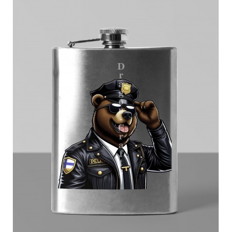 8oz Hip Flask - Cop (8)