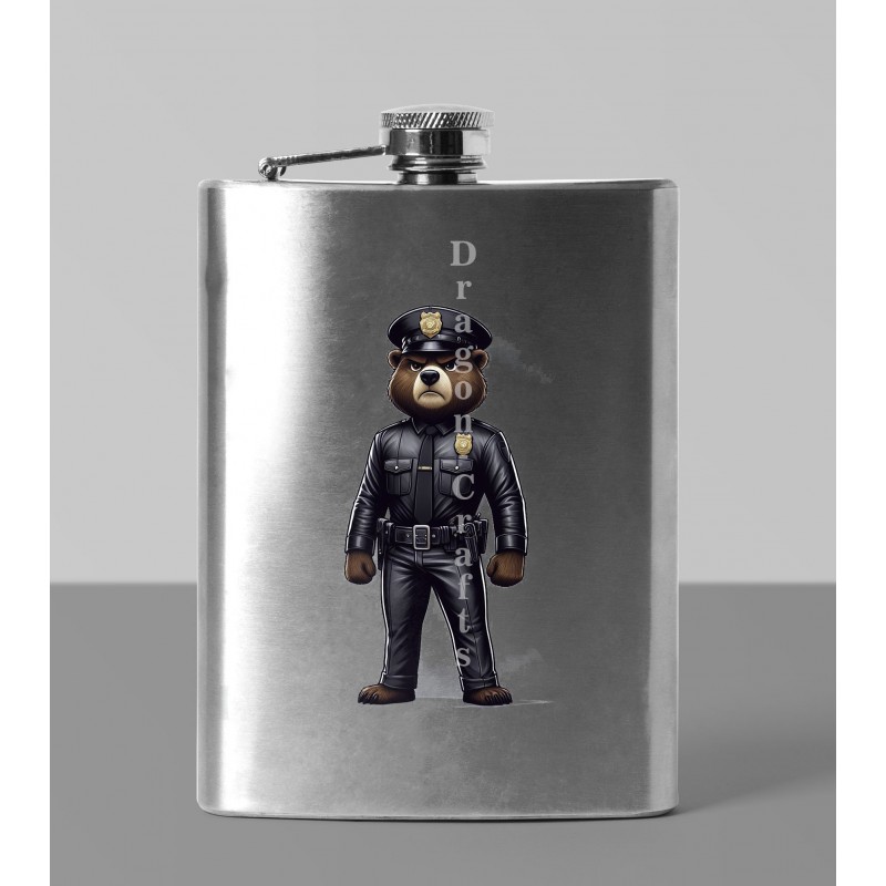 8oz Hip Flask - Cop (9)