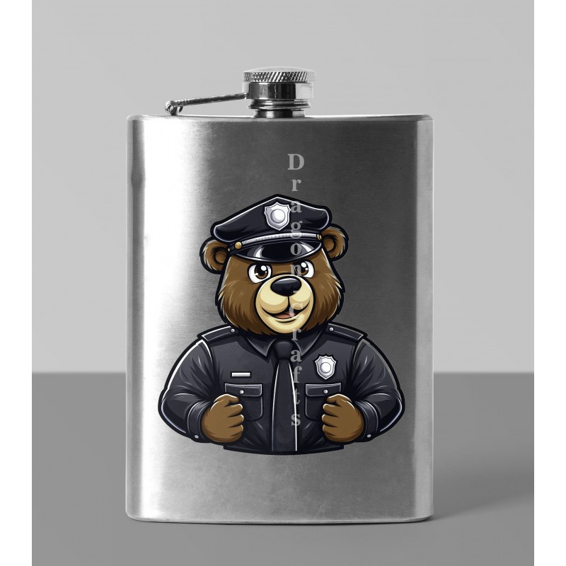8oz Hip Flask - Cop (10) 8oz Hip Flask - Cop (10)