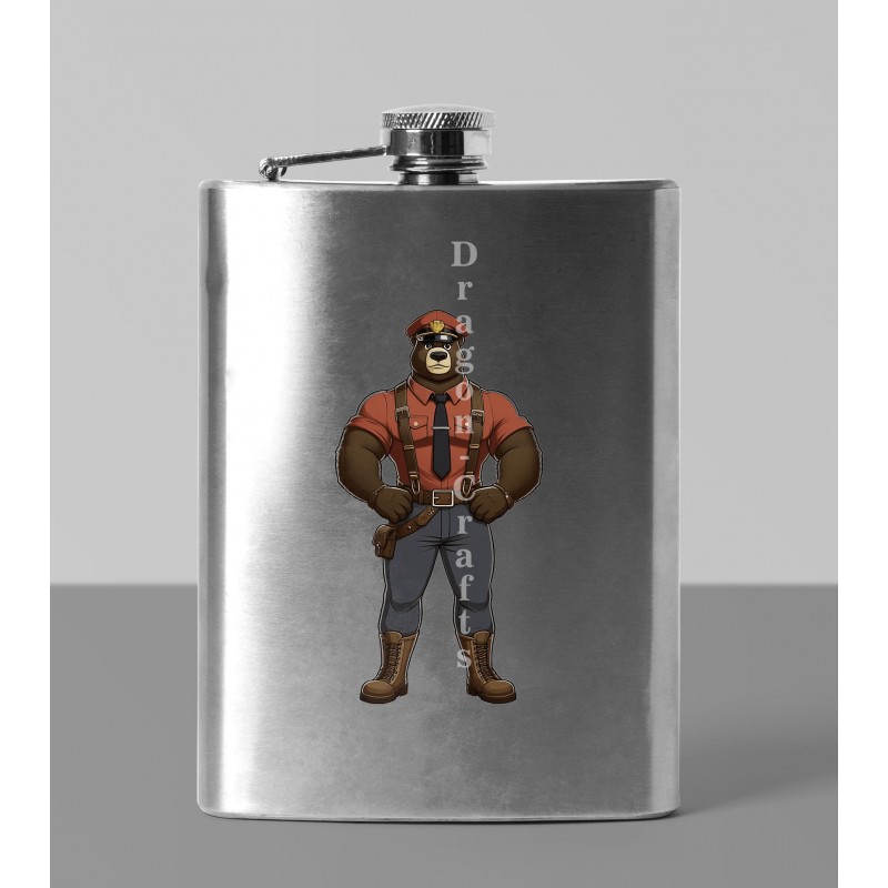 8oz Hip Flask - Cop (12)