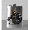 8oz Hip Flask - Leather (6)