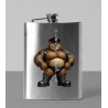 8oz Hip Flask - Leather (7)