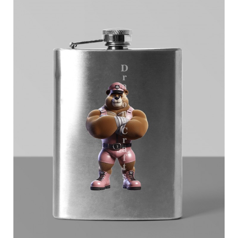8oz Hip Flask - Leather (8)