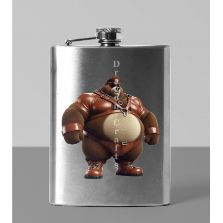 8oz Hip Flask - Leather (11)