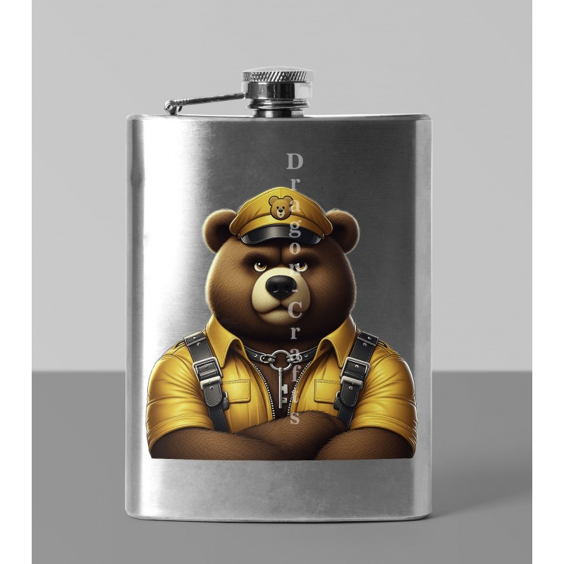 8oz Hip Flask - Leather (13)