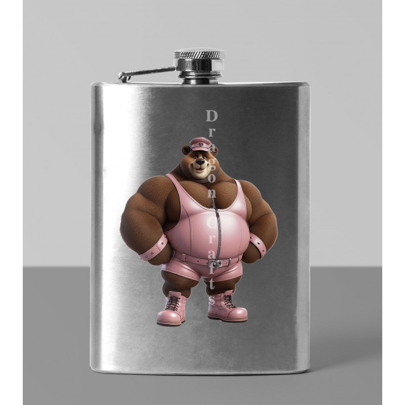 8oz Hip Flask - Leather (14)