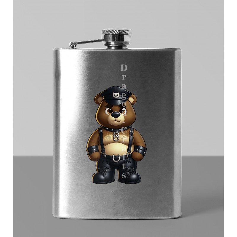 8oz Hip Flask - Leather (15)