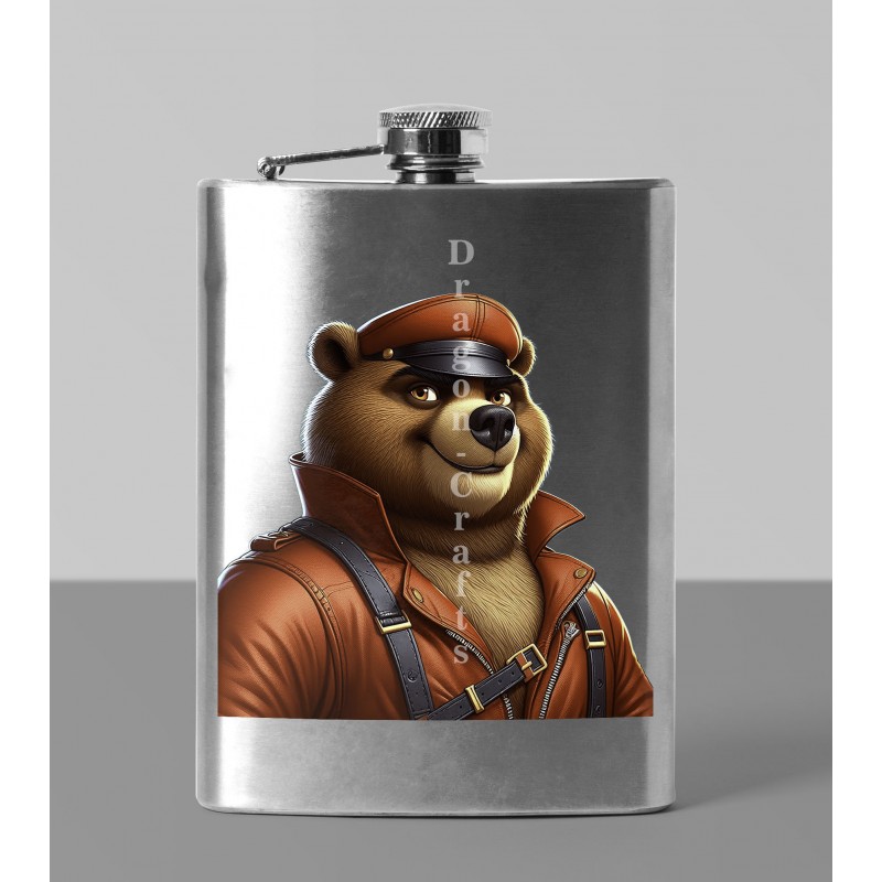 8oz Hip Flask - Leather (19)