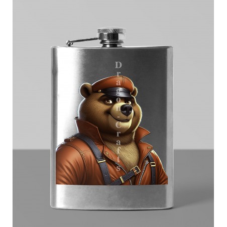 8oz Hip Flask - Leather (19)