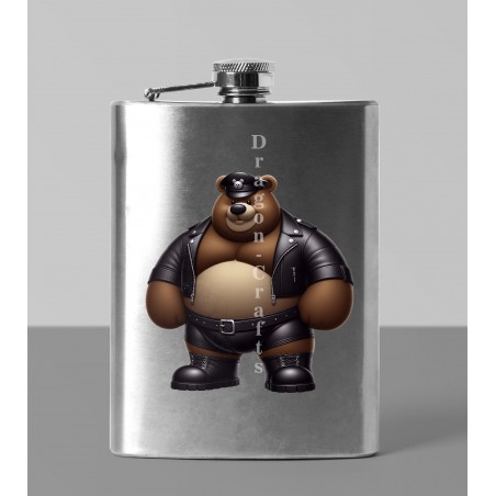 8oz Hip Flask - Leather (22)