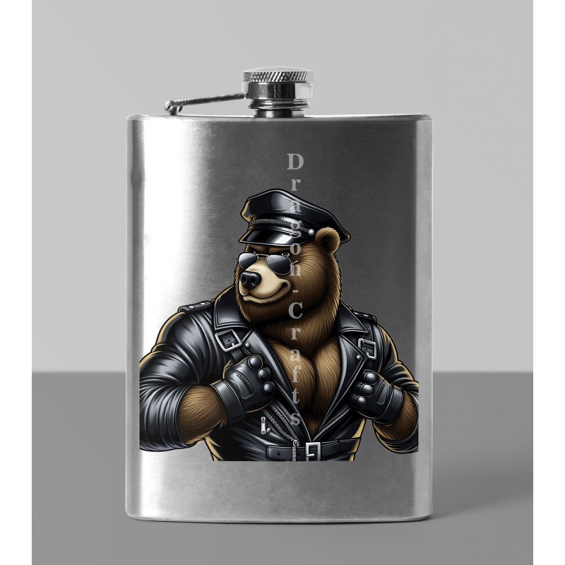 8oz Hip Flask - Leather (23)