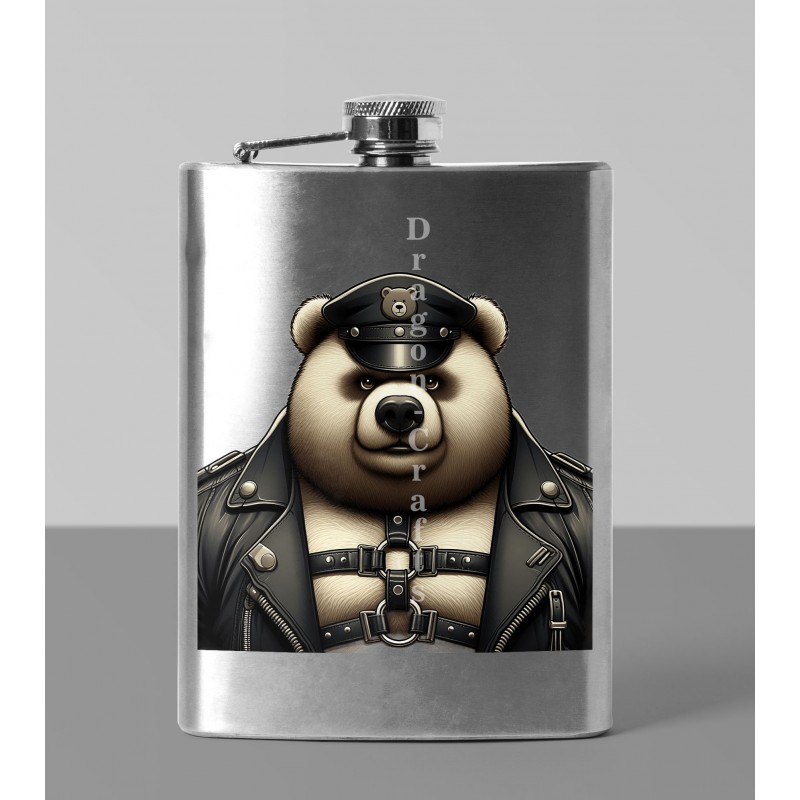 8oz Hip Flask - Leather (26)