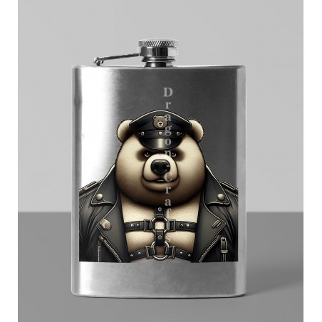 8oz Hip Flask - Leather (26)